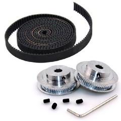 GT2 Timing Pulley 20 Tooth 6mm width Nylon product image